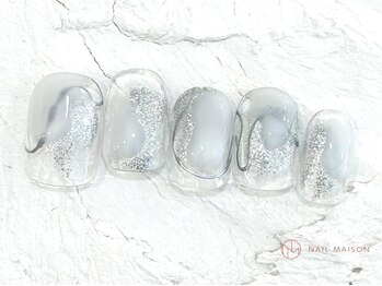 ネイルメゾン 池袋店(NAIL MAISON)/キラッもやッ¥5800