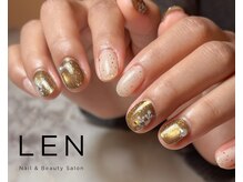 レン(LEN.)/カーキ×雪の結晶