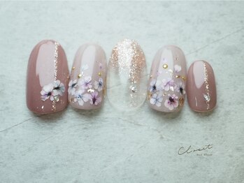 ネイルクローゼット(Nail Closet)/3月 design ドライフラワー