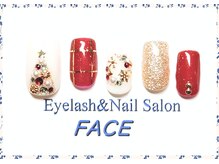 アイラッシュアンドネイルサロン フェイス(Eyelash&NailSalon FACE)/ハンド定額ネイル　￥7.500