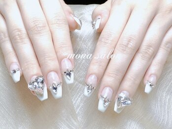 モナサロン(Mona salon)/フレンチキラキラネイル