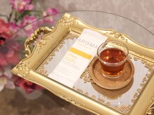 アイラッシュスペシャリティサロンビー 大阪京橋店(Eyelash speciality salon Be.)/施術前のドリンクサービス有