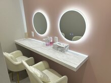 スティムラッシュ 銀座店(Stimu lash)の雰囲気（パウダールーム）
