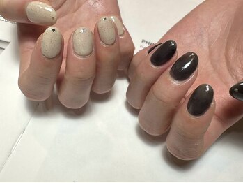 デューネイルスタジオ(dew nail studio)/アシンメトリー ハート