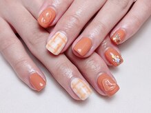 寺子屋ビューティーズ(寺子屋Beauty's)/オレンジで綺麗な秋ネイル