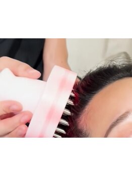 ヘッドスパで癒されたい