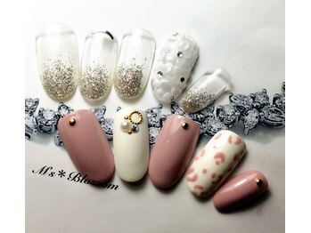 ネイルサロンアンドスクールエムズブロッサム(Nailsalon & school M's Blossom)/定額制ジェルコース￥6700