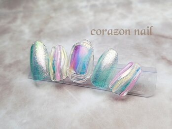 コラソンネイル(corazon nail)/選べるデザインコース★オーロラ