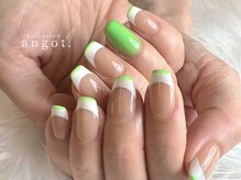 アンガット(angot.)/メロングリーン×ダブルフレンチ