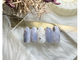 ブルーニュアンスネイル￥12280