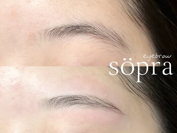 ソプラ 京都駅前店(sopra)/自眉を活かしたデザイン