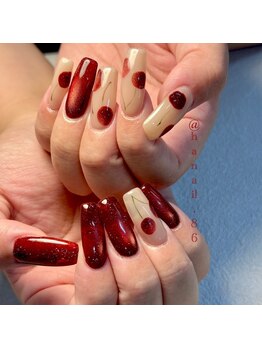 Mネイル 伏見店/haruka nail × さくらんぼ