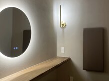 全室個室。メイクオフやアメニティも充実。