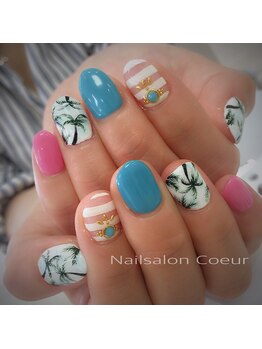 ネイルサロン クール(Nailsalon Coeur)/Art込バイオ¥7700リゾート