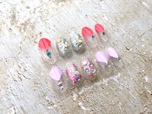 ネイルサロン ブリオン(Nail Salon Bullion)/キラキラシーサイドネイル