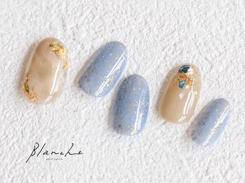 爽やか夏ネイル