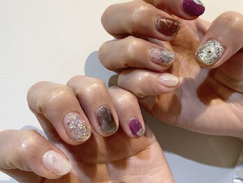 アンティム ネイル(INTIME nail)/ちぐはぐネイル