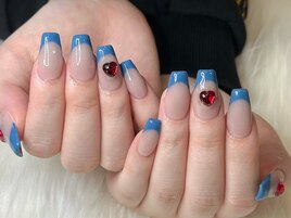 ★ブルーフレンチ×ハート★