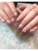 ユアーズ(yours)/オーロラミラー×ラメグラデ