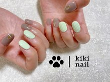 キキネイル たまプラーザ店(kikinail)/7.8月定額A /ボーダーネイル