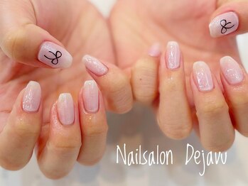 デジャヴ(Dejavu)/オリジナルカラーのリボンネイル