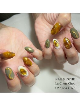 ニュアンスネイル/鼈甲ネイル