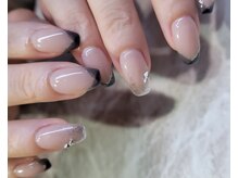 パーミル アイ アンド ネイル クマモト(permille ‰ eye&nail Kumamoto)/クロスフレンチネイル