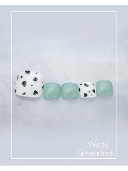 はあとねいる 銀座新富町店/フットネイルNo.25