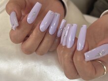 マラマネイル(Malama Nail)/パープル×パステル×メタリック