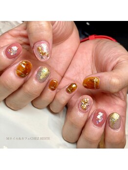 Mネイルアンドカフェ シェレステ/持ち込みニュアンス