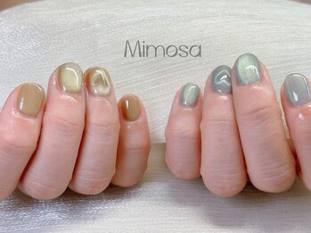 ミモザ 吉祥寺(Mimosa)/夏梅雨紫陽花マグネットネイル