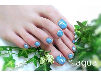 アイラッシュアンドネイルサロン アクア(aqua)/フットネイルも充実！