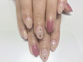 オフィスピンクネイル☆
