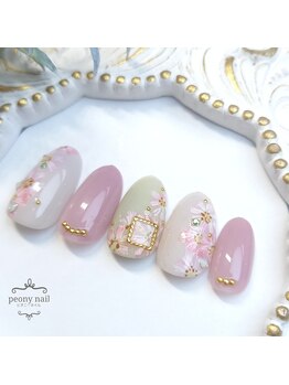 ピオニーネイル(peony nail)/コスモスネイル