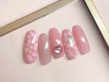 ベアトリーチェ 新宿西口(Beatrice)/ハートホロネイル ¥8800