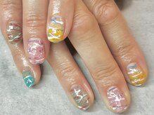 エヌドットプラスネイル(N.plus NaiL)/夏ネイル/ヨーヨーネイル