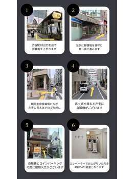 レナータ 渋谷店(RENATA)/道のり・渋谷駅B3出口徒歩5分