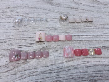 キャンアイドレッシー 本庄上里店(Can I Dressy)/3月フット定額デザイン￥5500