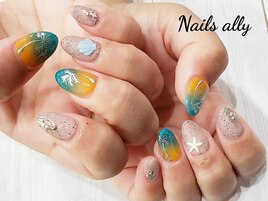 サンドジェル×やしの木×シェル