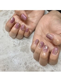 トランスモード ネイル/#91　ピンク×ニュアンス￥8800