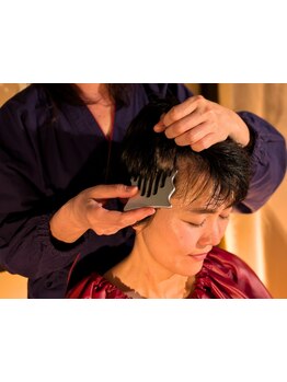 ヘッドスパで癒されたい