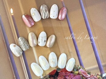 サロンドランジェ(salon de Lange)の写真/＼名古屋駅スグ／モチの良さ/美フォルム/抜群なArtセンス◎【シンプルコース¥8450/デザインコース¥10450】