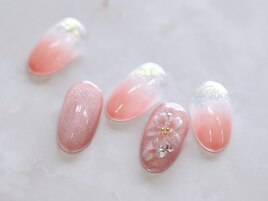 ぷっくり桜☆グラデ☆フラワー