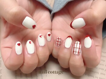 ネイルコテージ(Nail cottage)/バレンタインデザイン