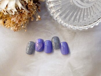 ハート氷ネイル