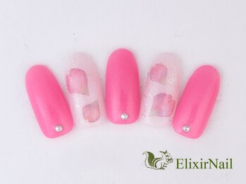エリクサーネイル 池袋(Elixir Nail)/定額a シンプル/クーポン使用