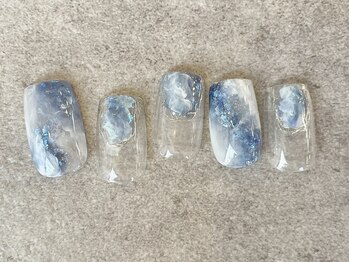 エムドットネイル 池袋(m.nail)/ブルーニュアンス