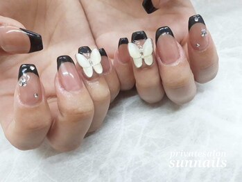 サンネイルズ(sun nails)/4本アート