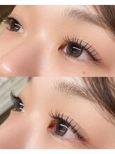 シアン(CYAN)/フラットラッシュ120本/Cカール