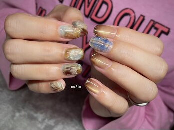 リカルメナートゥ 薬院(re:calmer na/to)/ニュアンスアートネイル